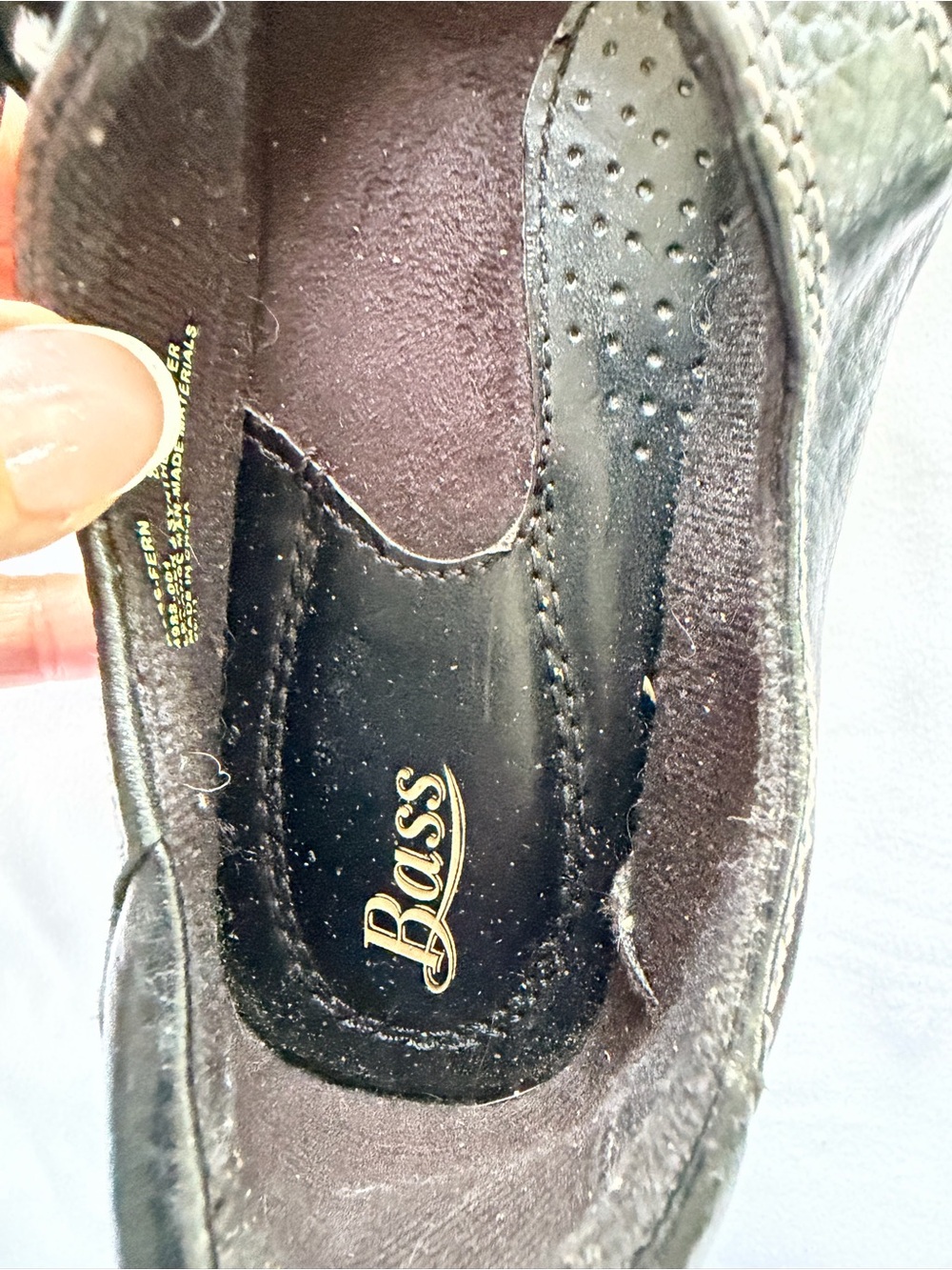 G.H. Bass & Co. "Fern" Black Leather Mary Jane Comfort Shoes - Women’s Size 8M - Picture 9 of 12